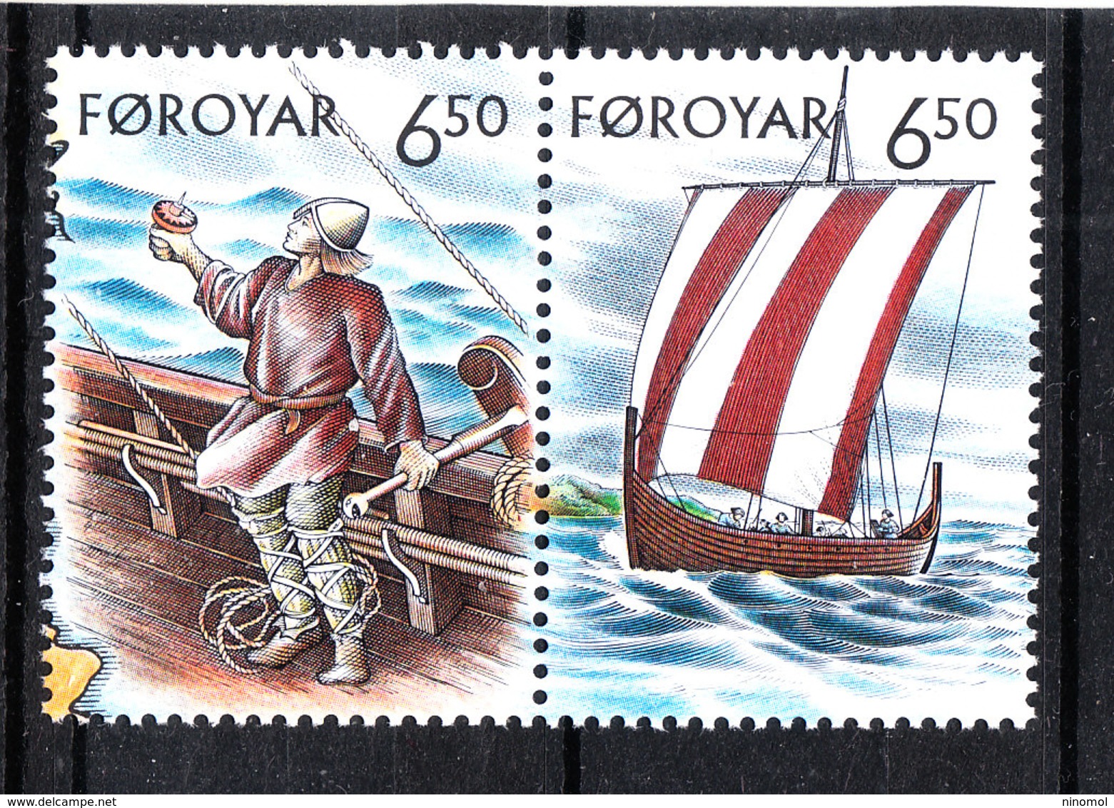 Faroer  -  2002. Vikinghi E Loro Nave. Vikings And Their Ship. MNH - Altri & Non Classificati