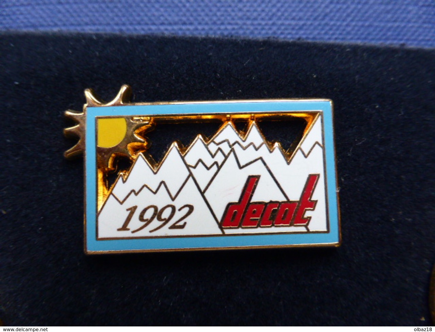 Coffret 6 Pin's Decat - Jeux Olympiques D'hiver 92 - JO Albertville 1992 - Zamac Fabricant - Pin's Sur Pin's - Olympic Games