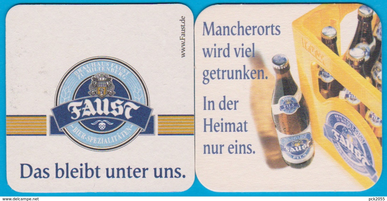 Brauhaus Faust Miltenberg ( Bd 2078 ) Günstige Versandkosten - Bierdeckel