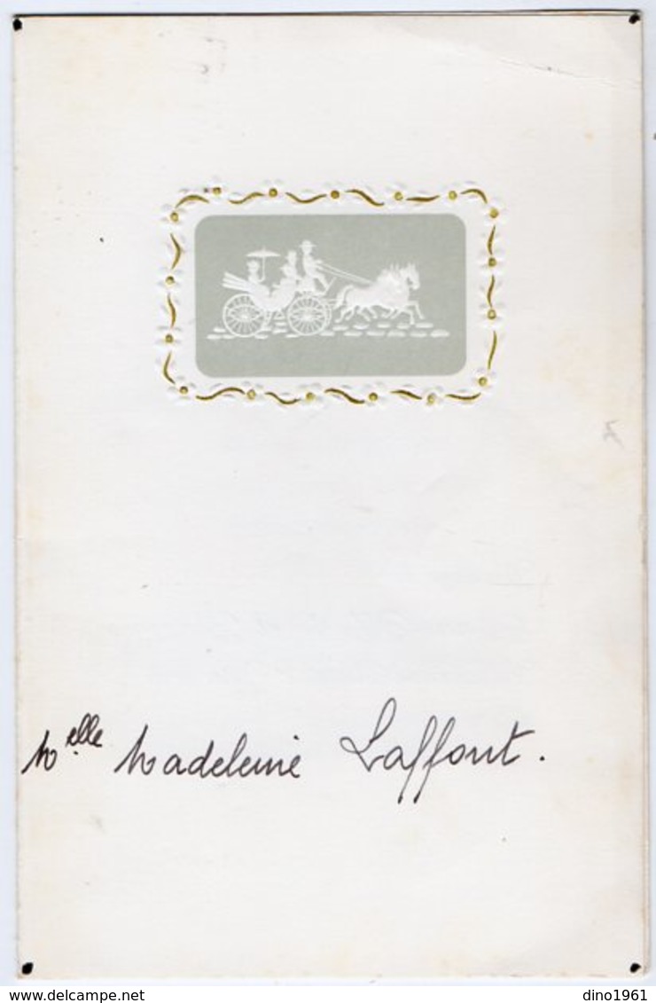 VP13.597 - VILLENEUVE D'OLMES 1968 - Menu - F. LAGARDE , Traiteur , Hotel De La Cité à LAROQUE D'OLMES - Menükarten