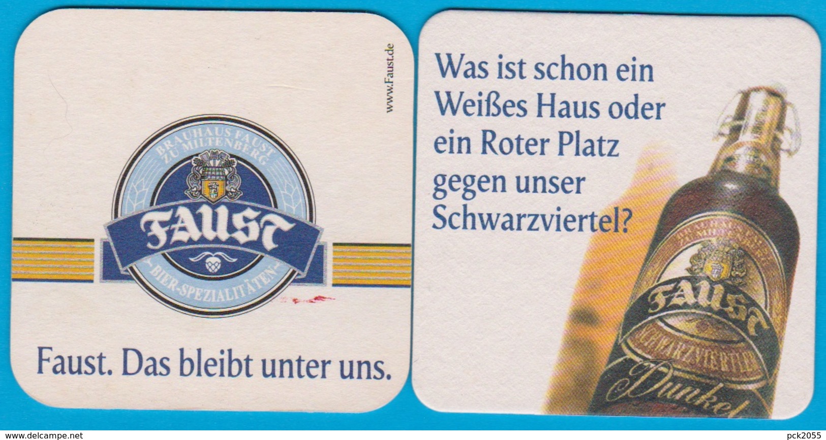 Brauhaus Faust Miltenberg ( Bd 2079 ) Günstige Versandkosten - Bierdeckel