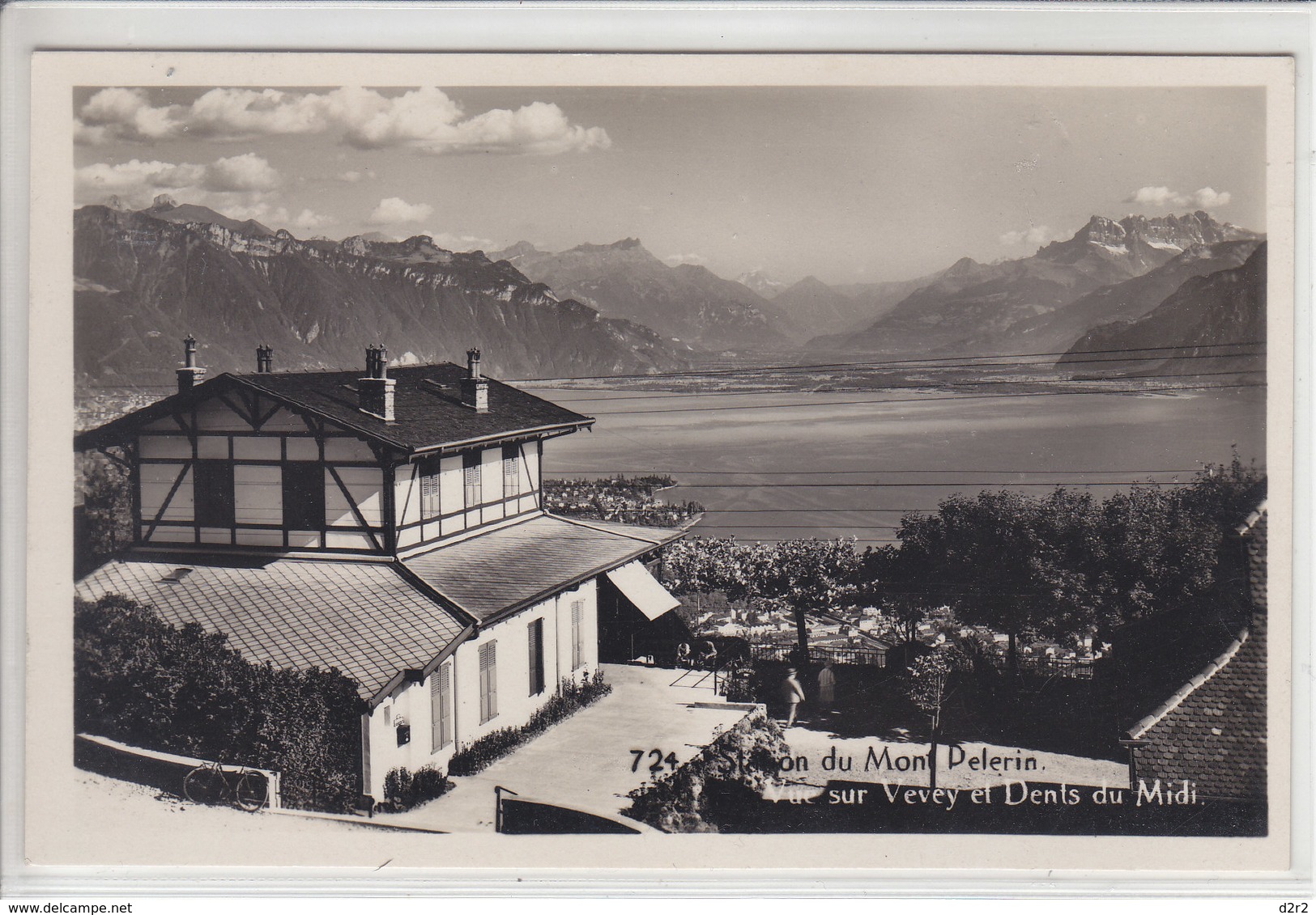 STATION DU MONT PELERIN ET DENTS DU MIDI - 15.05.31 - Autres & Non Classés