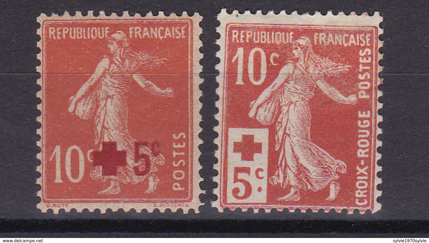 FRANCE/  SEMEUSE N° 146  NEUF SANS  CHARNIERE N° 147 NEUF CHARNIERE  COTE 47 EURO - Sonstige & Ohne Zuordnung