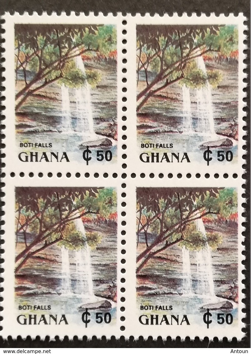 Ghana 1991 Definitive Block Of Four - Ghana (1957-...)