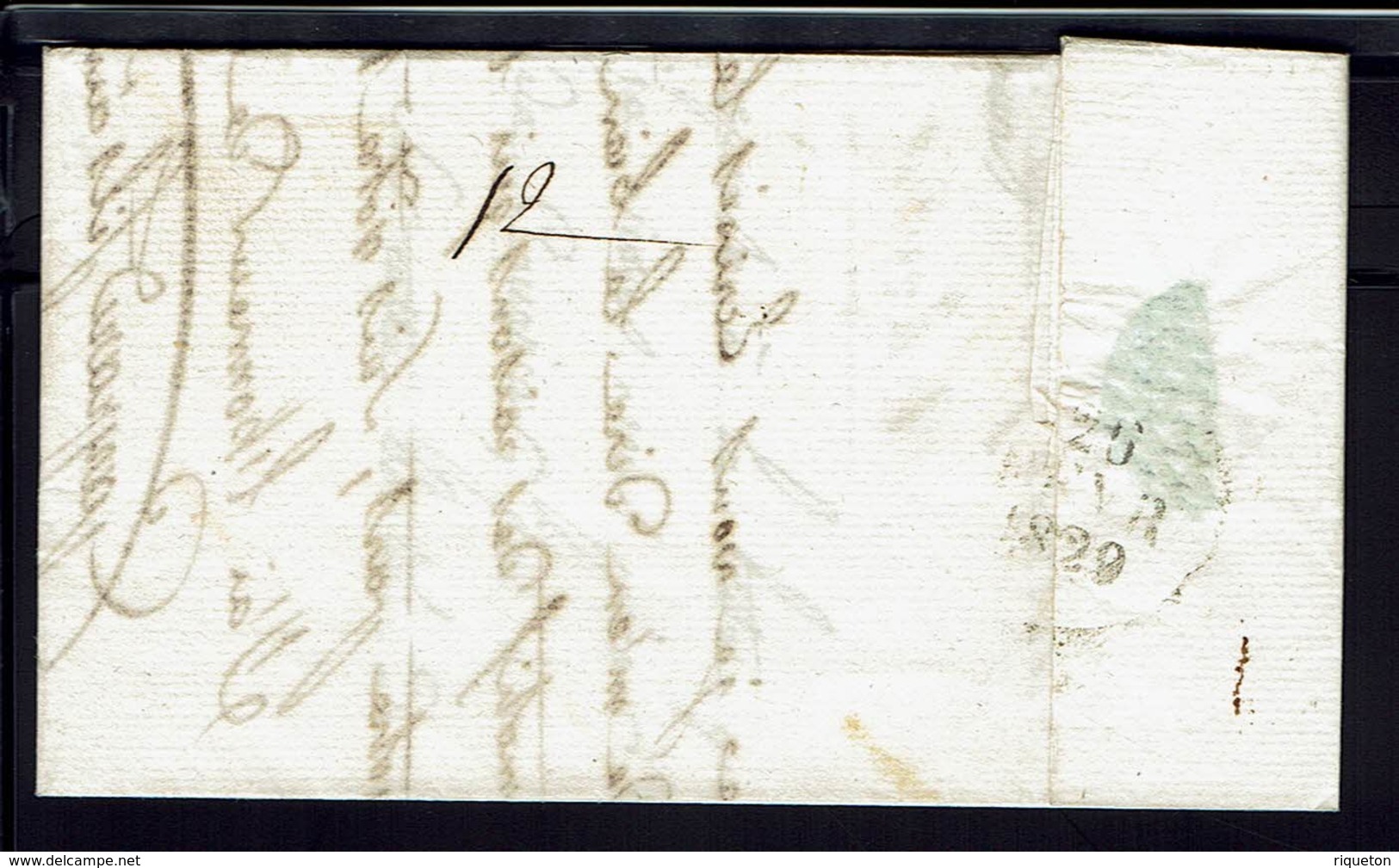 FR - Marque Postale "77 ALBY" Lettre Du 25 Février 1829 Pour Bédarrieux, Port Dû, Taxe Manuscrite 4 Décimes - TB - - 1801-1848: Precursores XIX