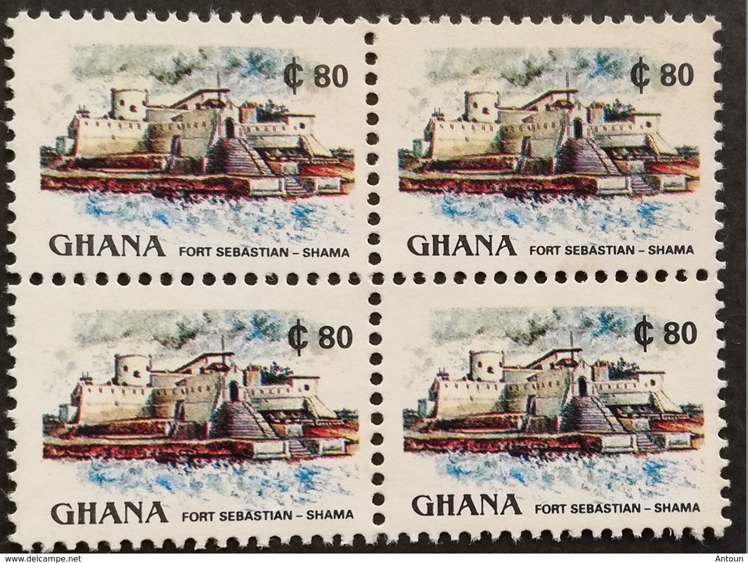 Ghana 1991 Definitive Block Of Four - Ghana (1957-...)