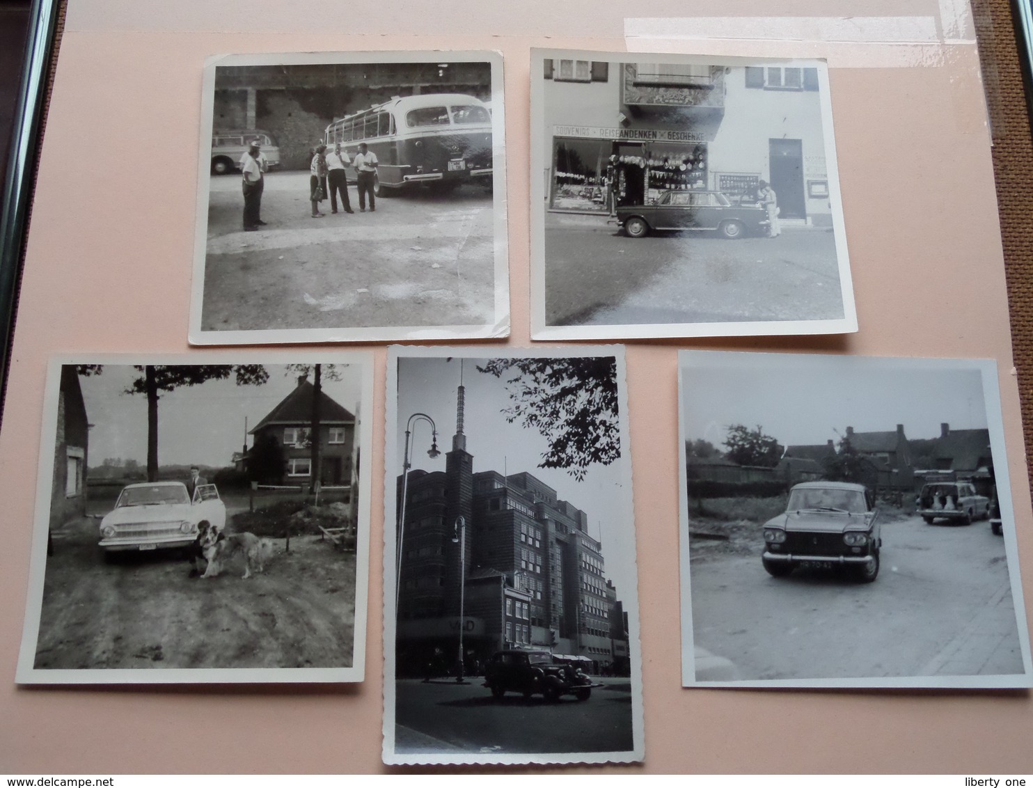 Oude AUTO / Old CAR / VOITURE / CARRO / BUS ( Zie / Voir Photo ) 5 Stuks !! - Automobile