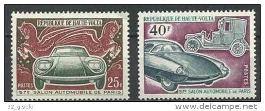 Hte-Volta YT 229 & 230 " Salon De L'auto " 1970 Neuf** - Haute-Volta (1958-1984)