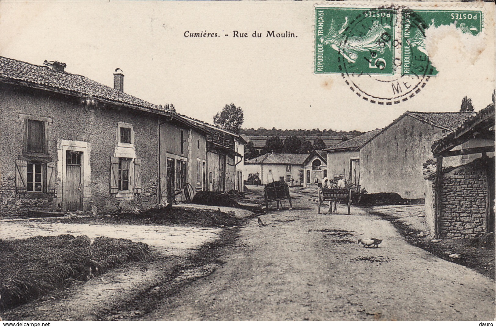 Cumières Rue Du Moulin** CPA A 4 - Autres & Non Classés