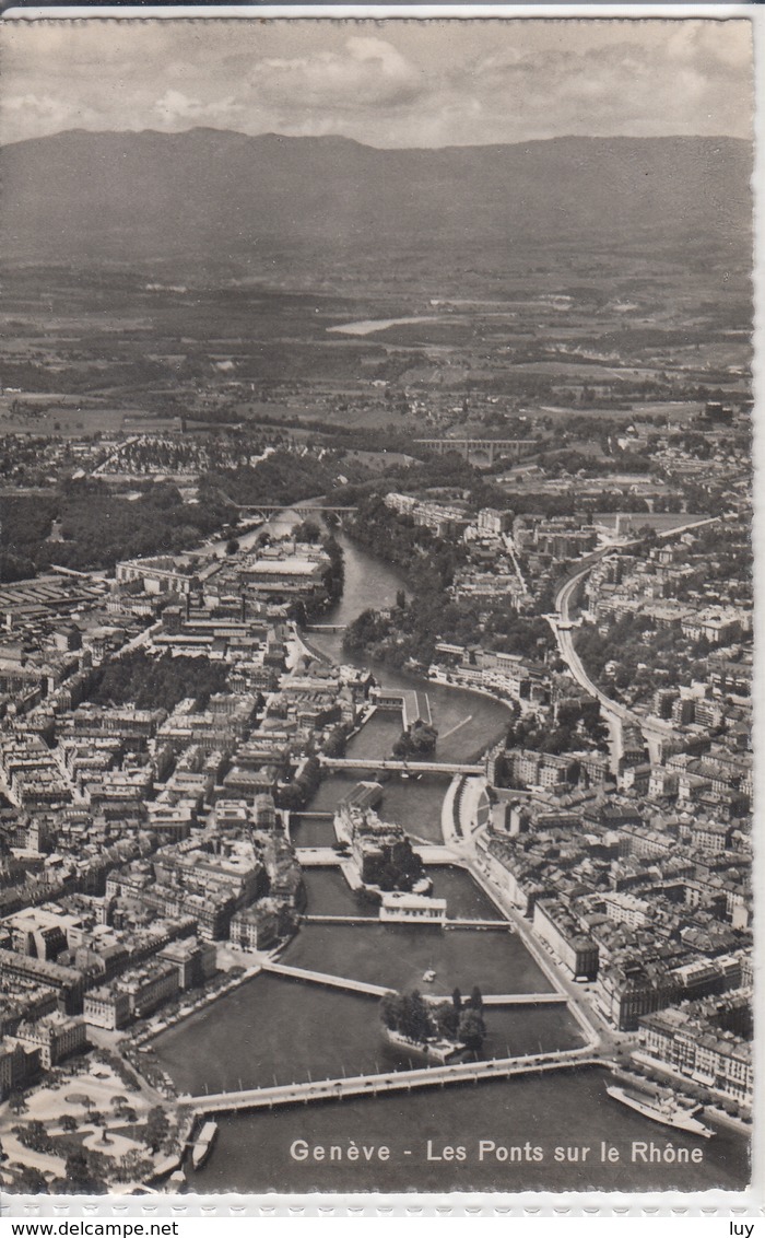 GENÈVE - LES PONTS SUR LE THONE  VUE AERIENNE  EDIT JAEGER GJG - Genève