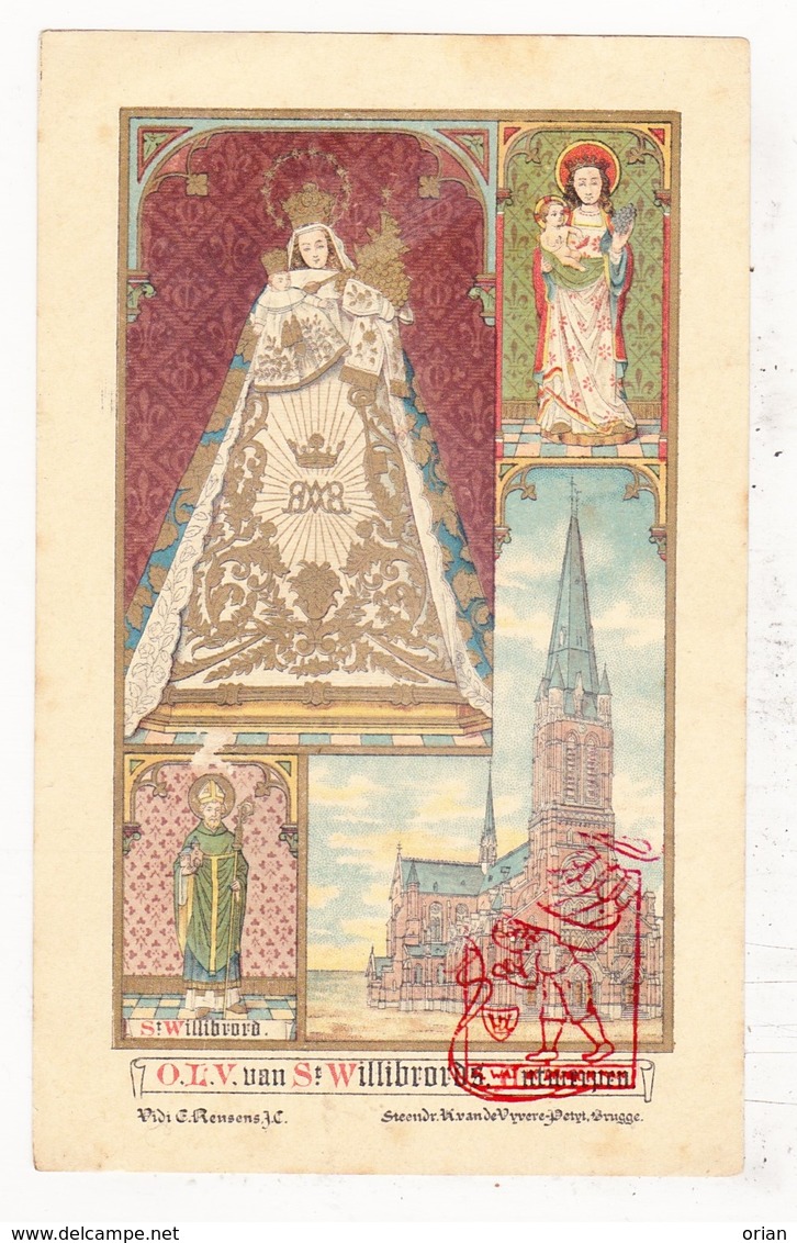 Devotie - Gebed / OLV Sint-Willibrordus Antwerpen / Steendruk Litho Vd Vyvere Petyt Brugge - Images Religieuses