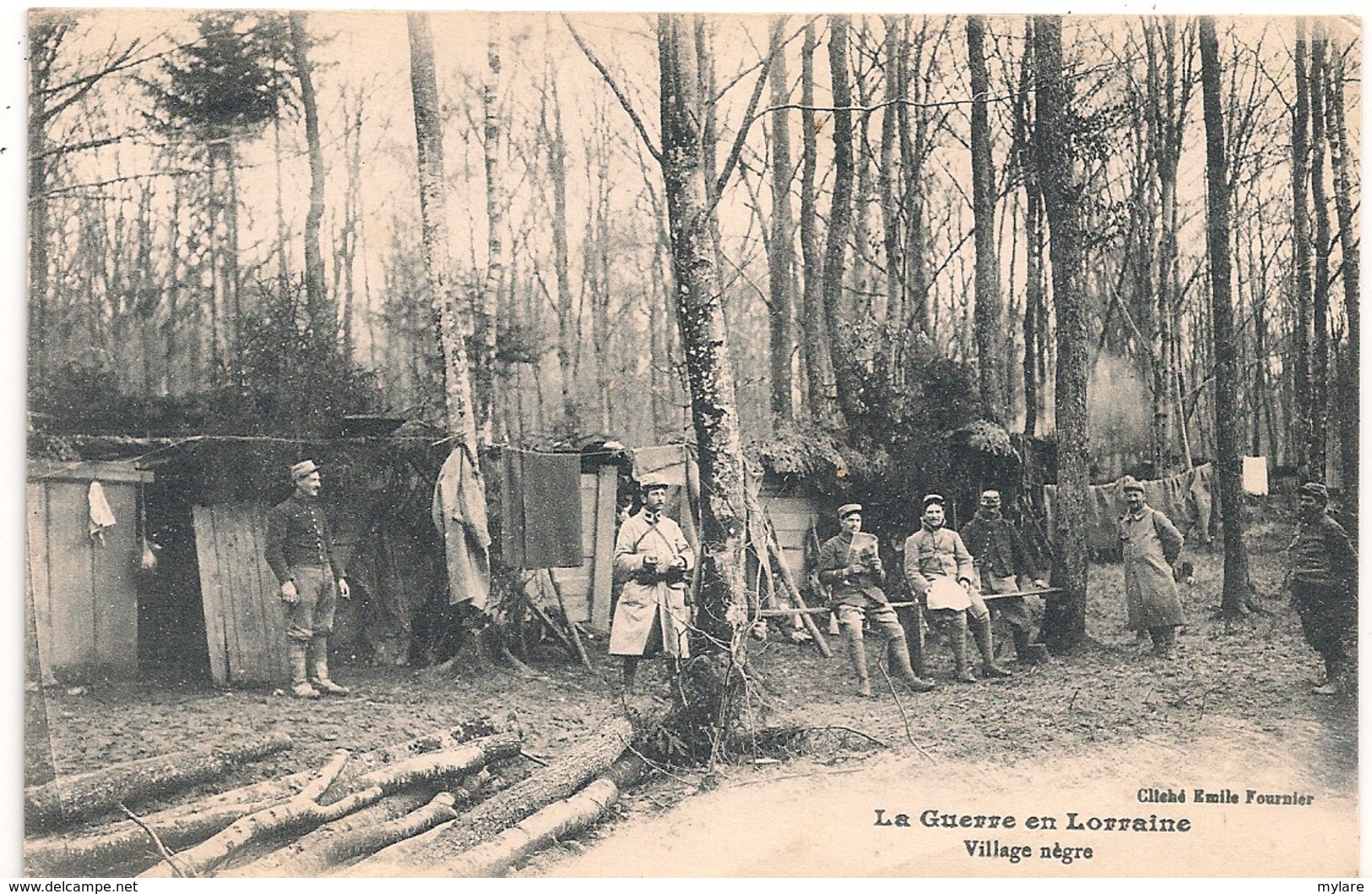 Cpa 54  La Guerre En Lorraine Village Nègre - Autres & Non Classés