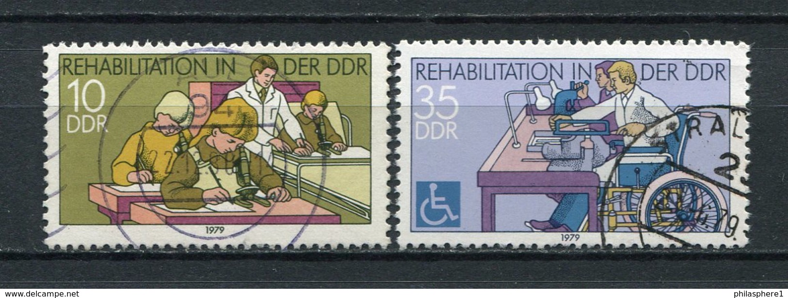 DDR Nr.2431/2          O  Used       (21757) ( Jahr: 1979 ) - Gebraucht