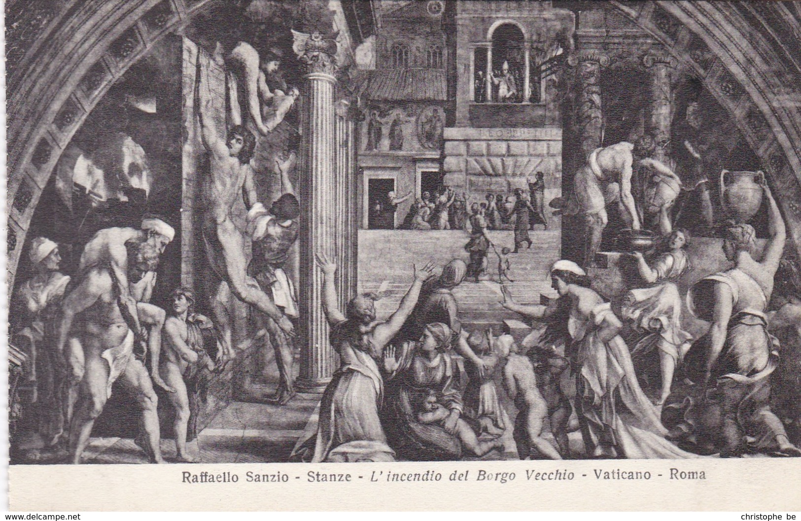 Vaticano Roma, Raffaello Sanzio, L'incendio Del Bergo Vecchio (pk53202) - Vatican