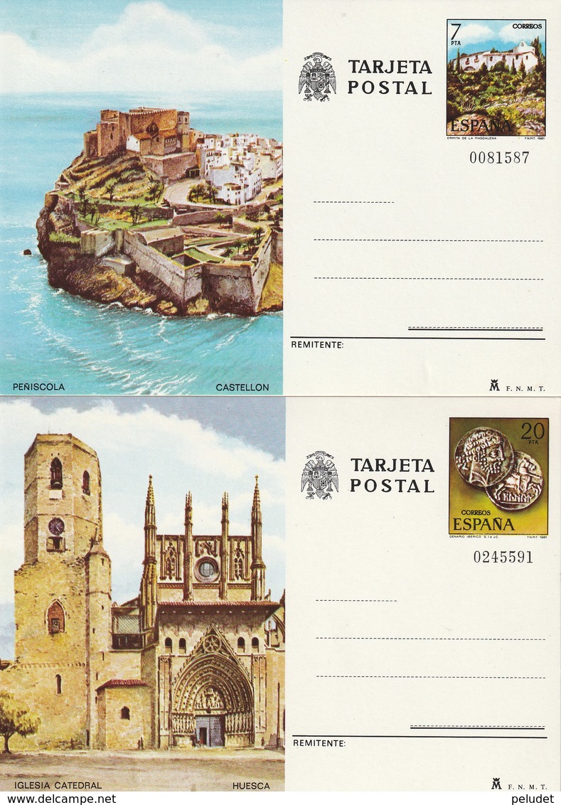 1981 España. Entero Postales Turismo (Edif.125/126)**  2v - 1931-....
