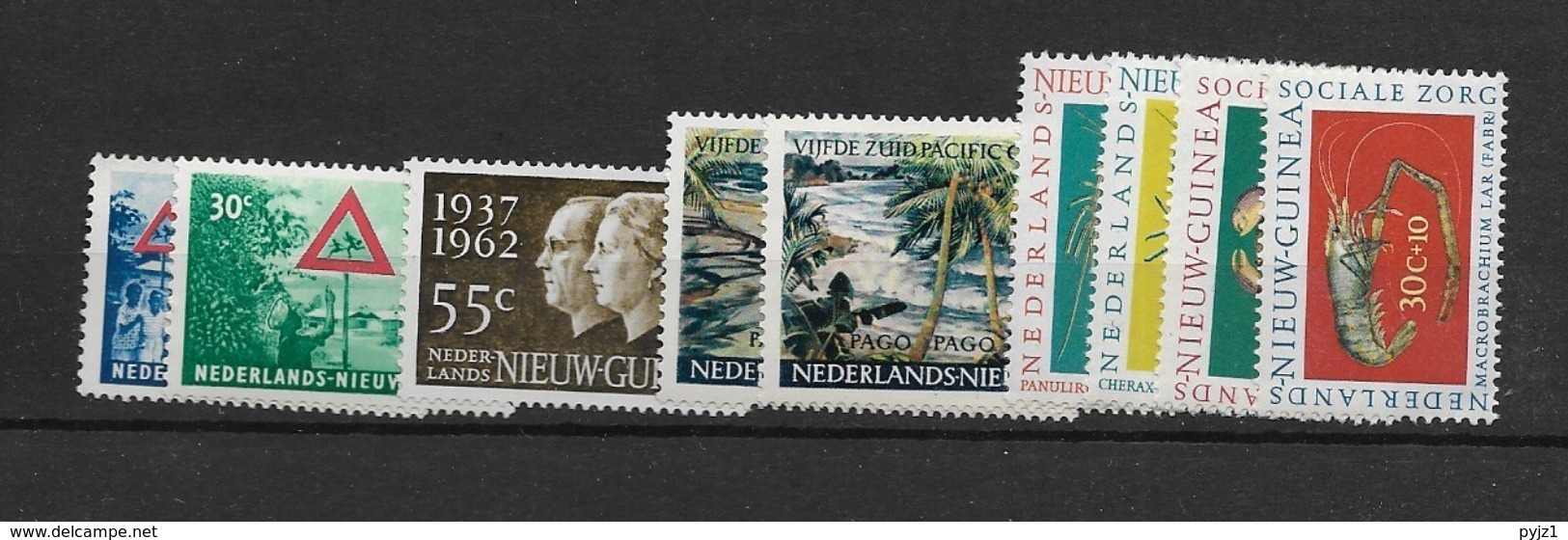 1962 Nederlands Nieuw Guinea, Year Collection,  Postfris** - Nuova Guinea Olandese