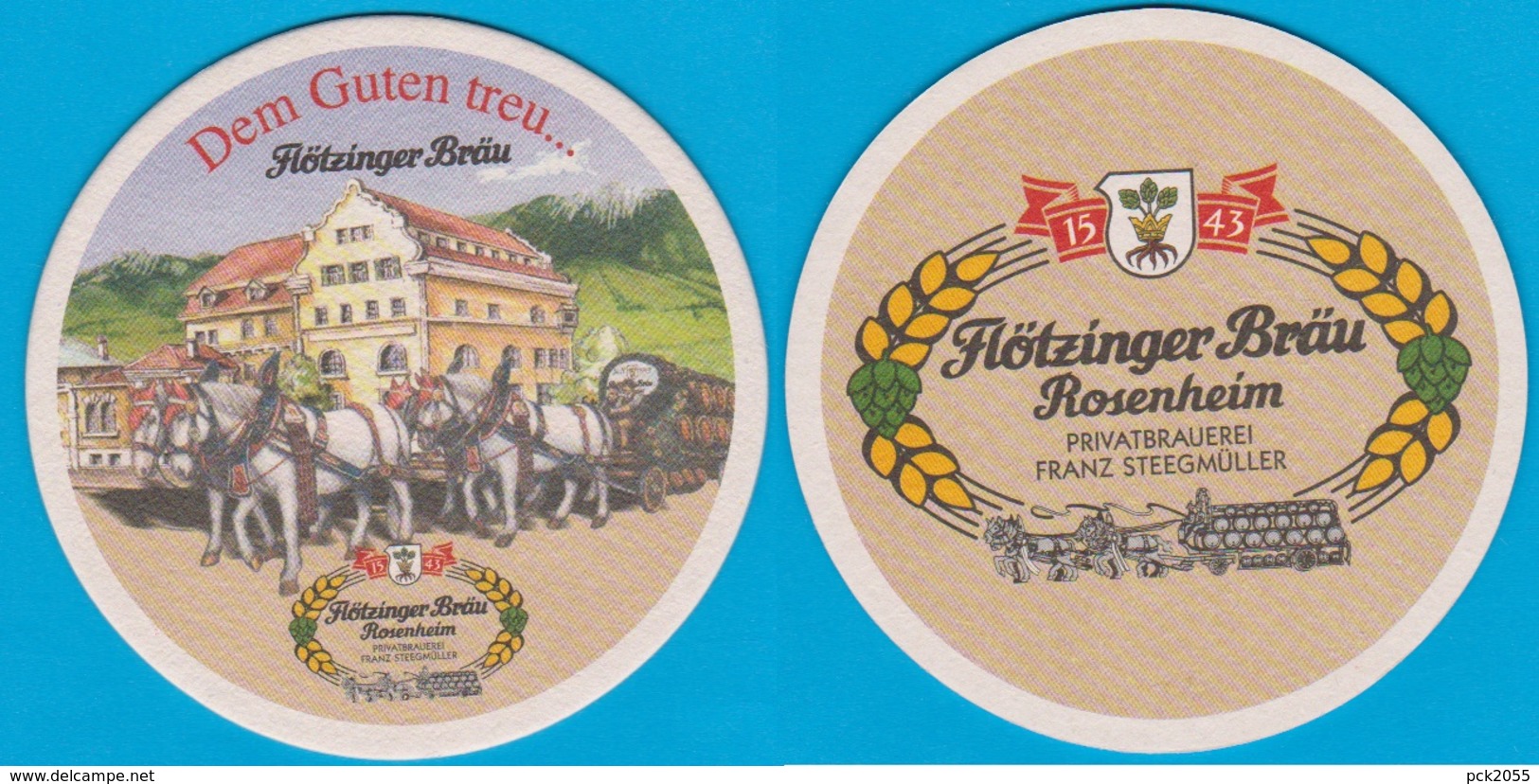 Flötzinger Brauerei Rosenheim ( Bd 2092 ) - Bierdeckel