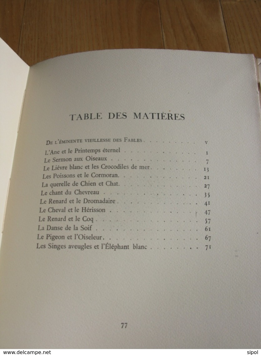 Les Douze plus belles fables du Monde R.Devigne  A.Hellé Ed. Berger Levrault Nancy 1932 N°133/200 Vélin d Arches TBE