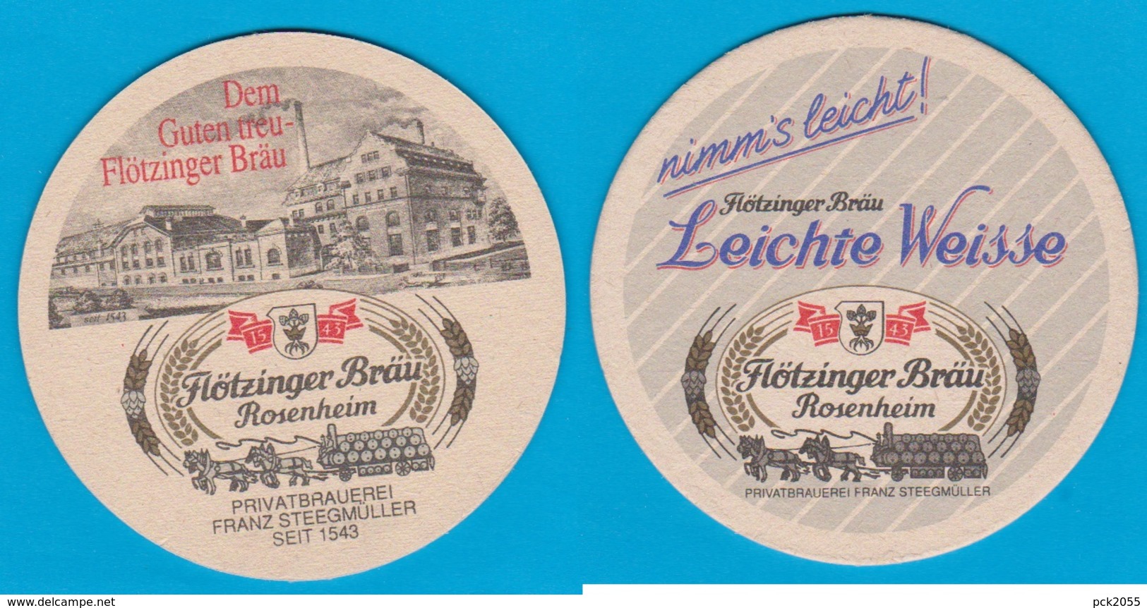 Flötzinger Brauerei Rosenheim ( Bd 2093 ) - Bierdeckel