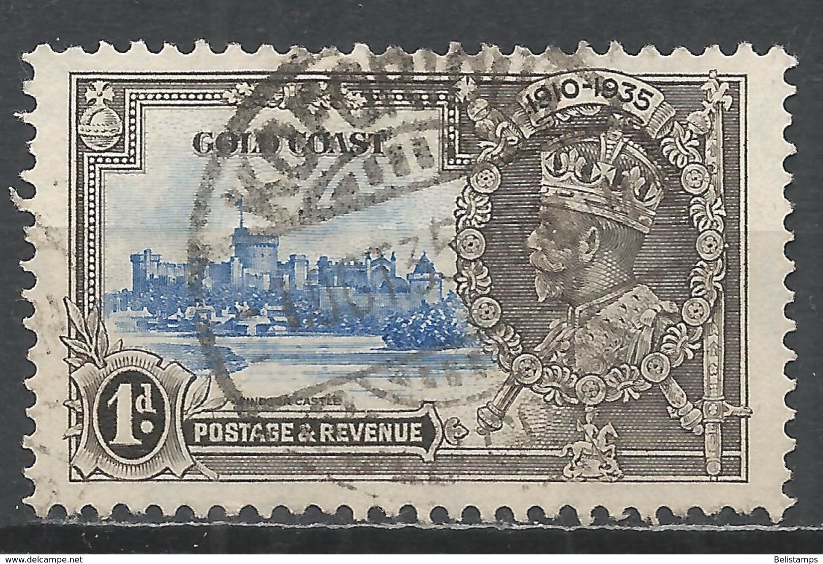 Gold Coast 1935. Scott #108 (U) Silver Jubilee Of King George V - Côte D'Or (...-1957)