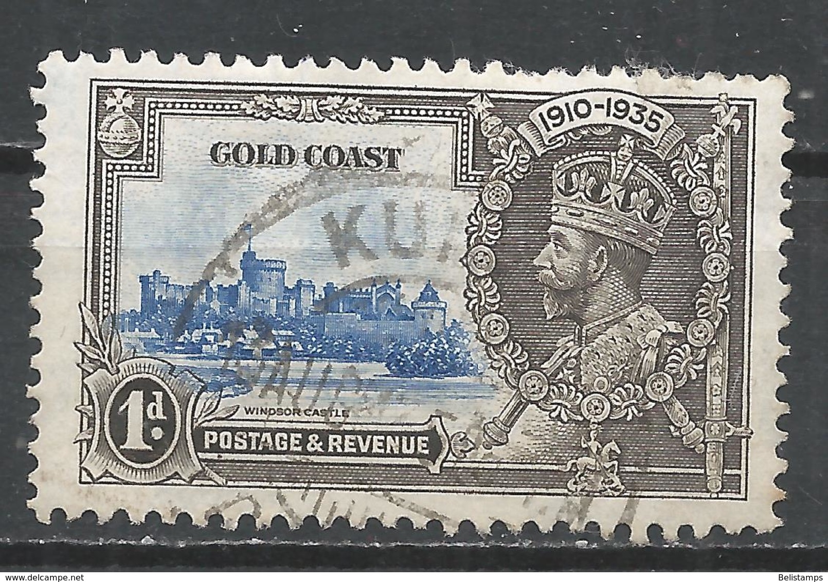 Gold Coast 1935. Scott #108 (U) Silver Jubilee Of King George V - Gold Coast (...-1957)