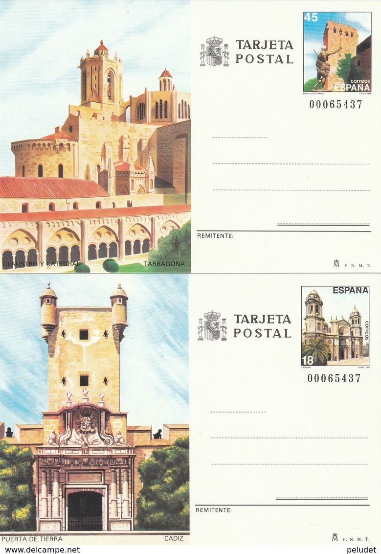 1988 España. Entero Postales Turismo (Edif.145/146)**   2v - 1931-....