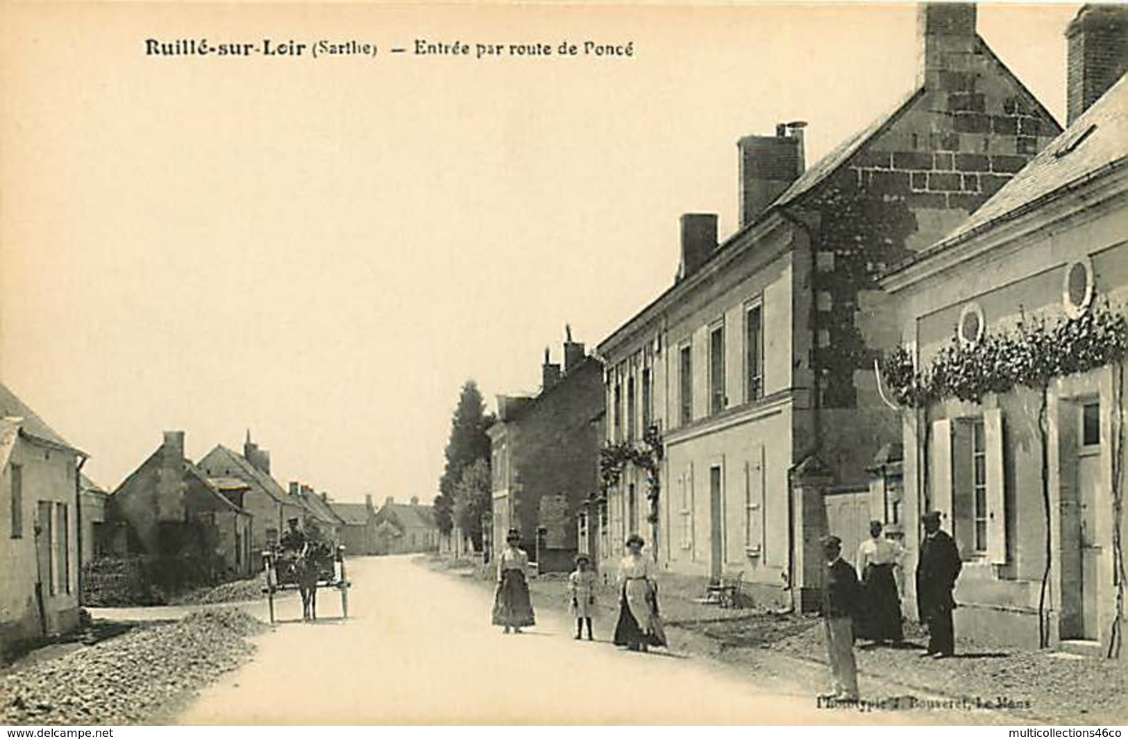 091218 - 72 RUILLE SUR LOIR Entrée Par Route De Poncé - Autres & Non Classés