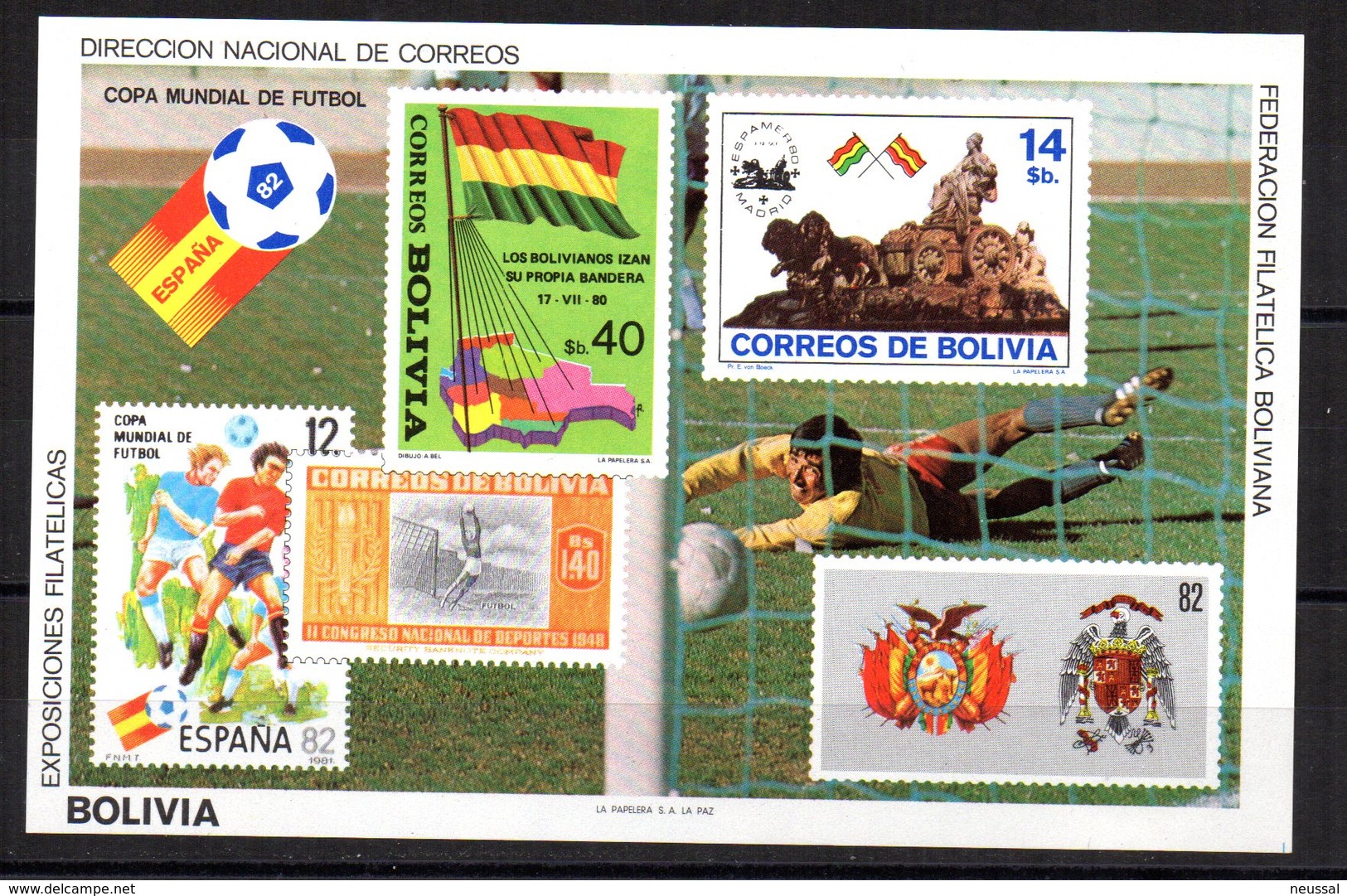 2 Hb De  Bolivia 1982 - Bolivia