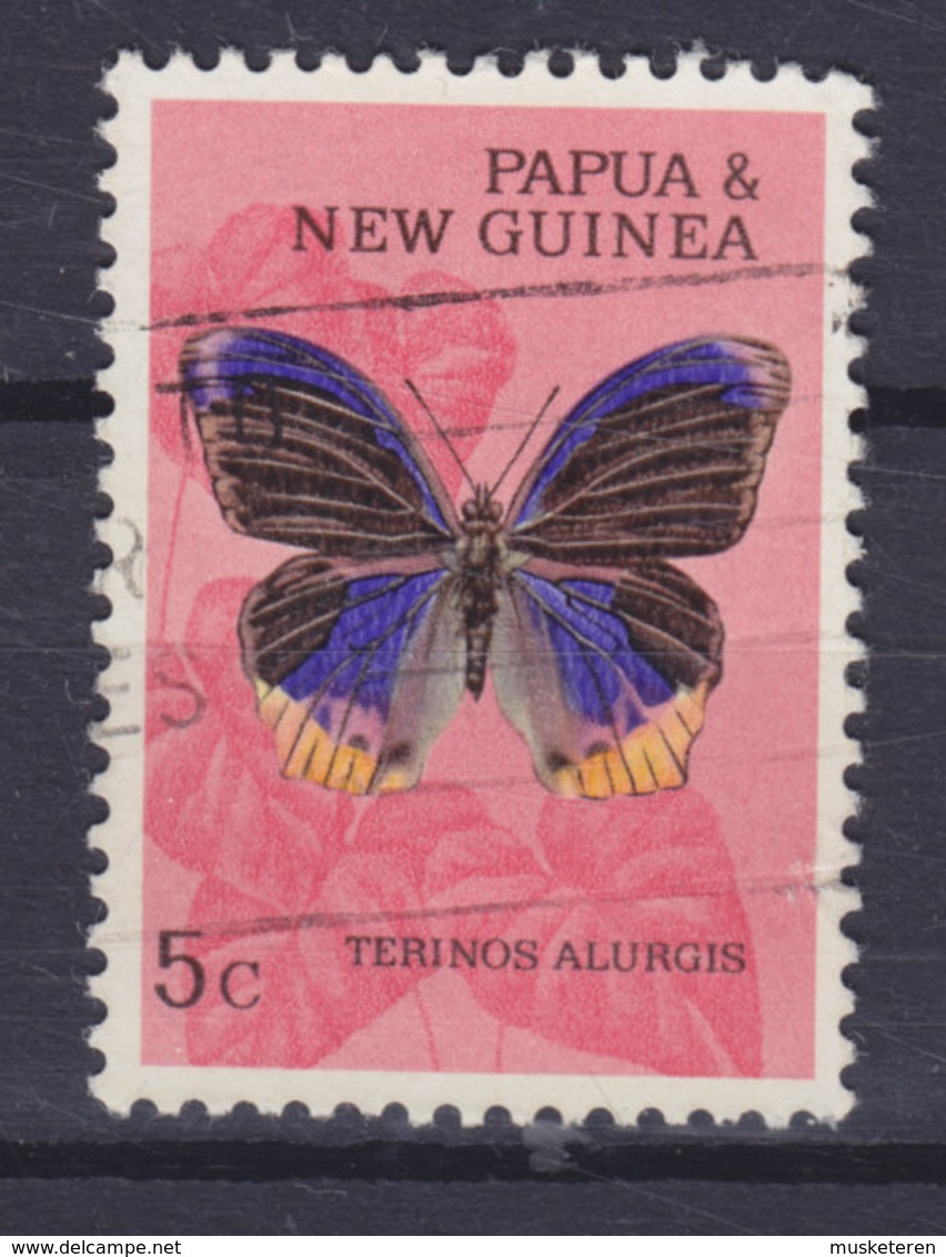 Papua New Guinea 1966 Mi. 86  5c. Butterfly Schmetterling Papillon - Papua-Neuguinea