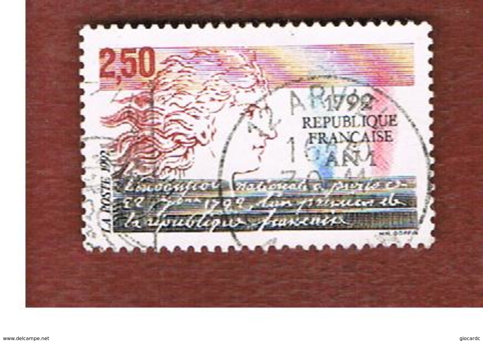 FRANCIA (FRANCE) - SG 3090    - 1992  BICENTENARY OF YEAR ONE OF FIRST REPUBLIC     -    USED - Usati