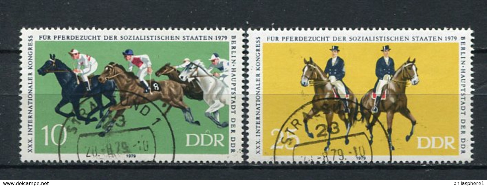 DDR Nr.2449/50          O  Used       (21766) ( Jahr: 1979 ) - Gebraucht