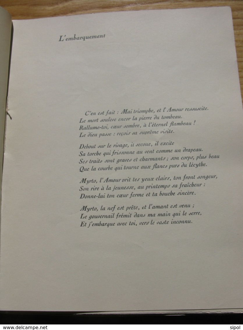 La galère de Myrto M. Pottecher Exemplaire dédicacé par l Auteur NON numéroté NON illustré Librairie de France 1926