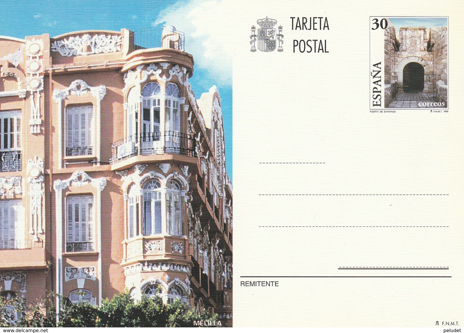 1995 España. Entero Postales Turismo (Edif.159)**  1v - 1931-....