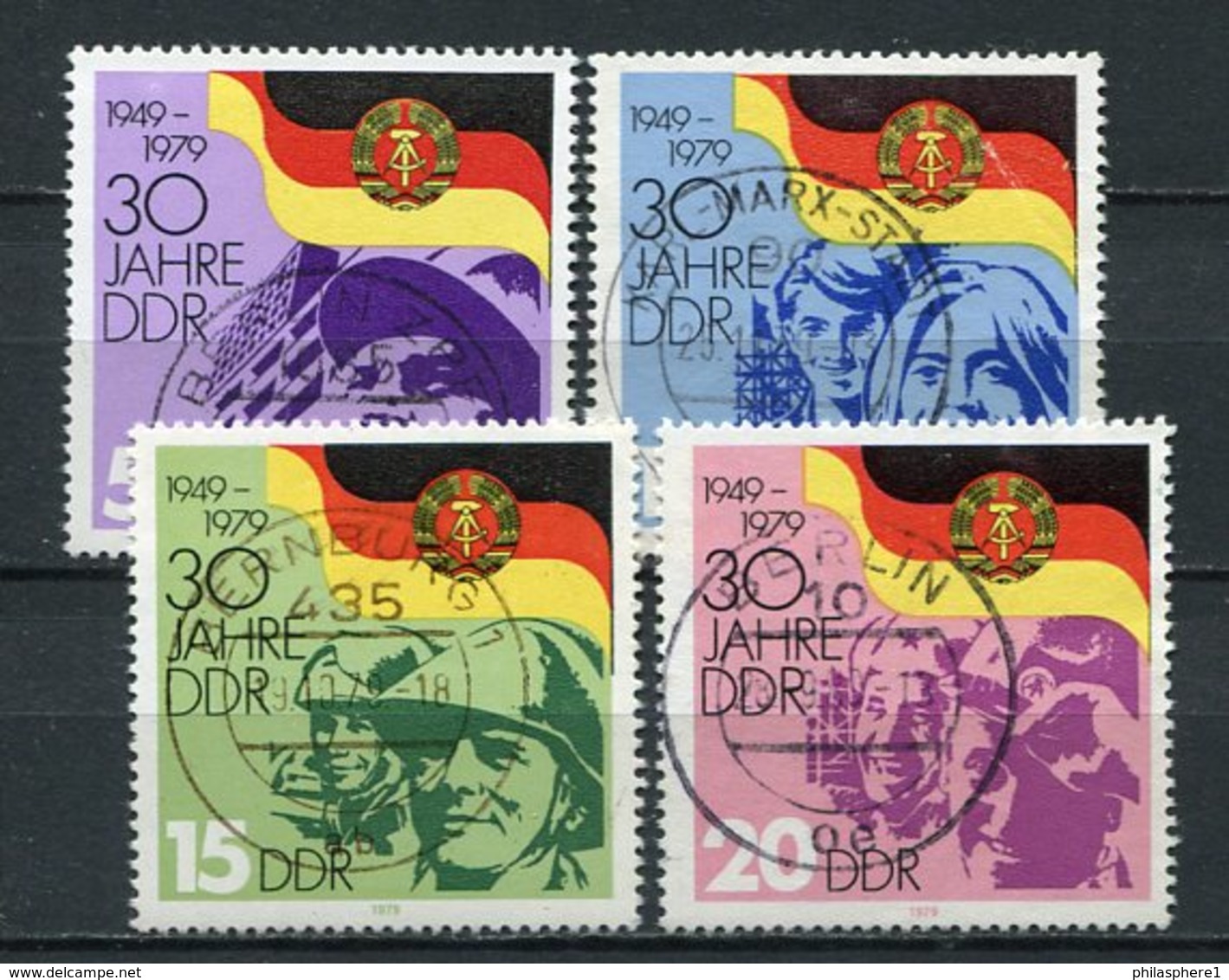 DDR Nr.2458/61          O  Used       (21773) ( Jahr: 1979 ) - Gebraucht