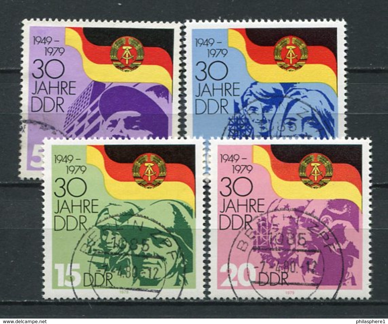 DDR Nr.2458/61          O  Used       (21774) ( Jahr: 1979 ) - Gebraucht