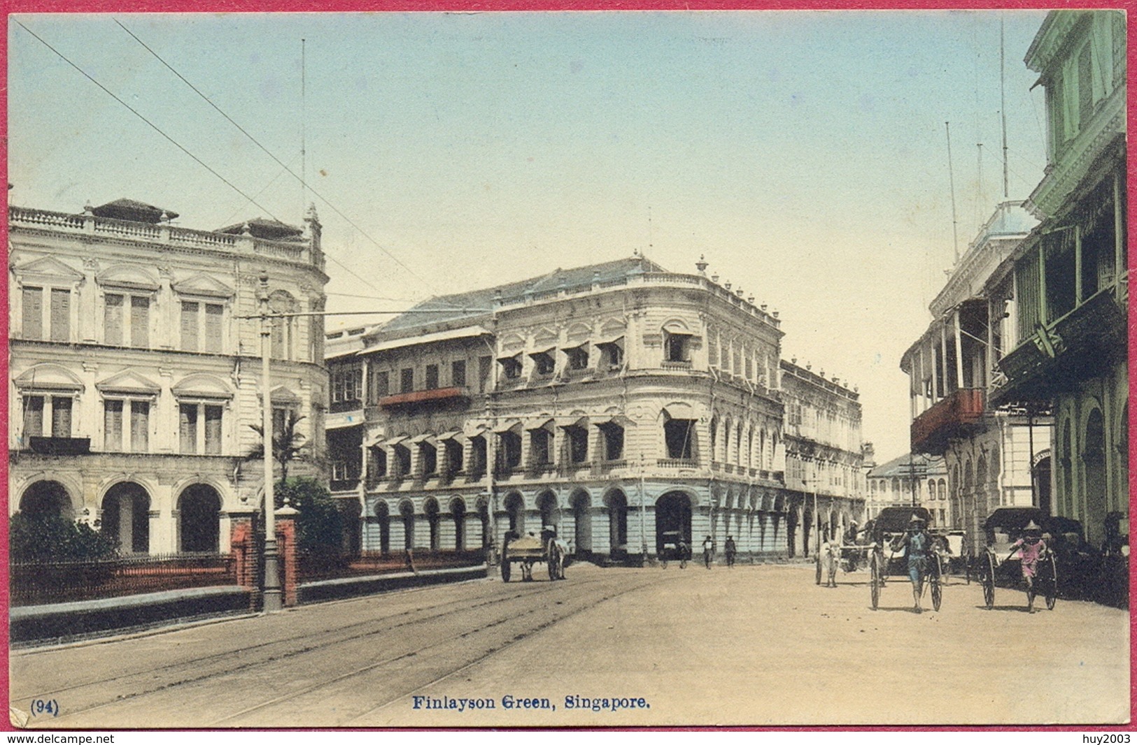 Finlayson Green, Singapore 1900's (UNC) - N° 94 OTKPbITOE IINCbMO - S'pore-CPA Old Collection-Singapore - Singapour