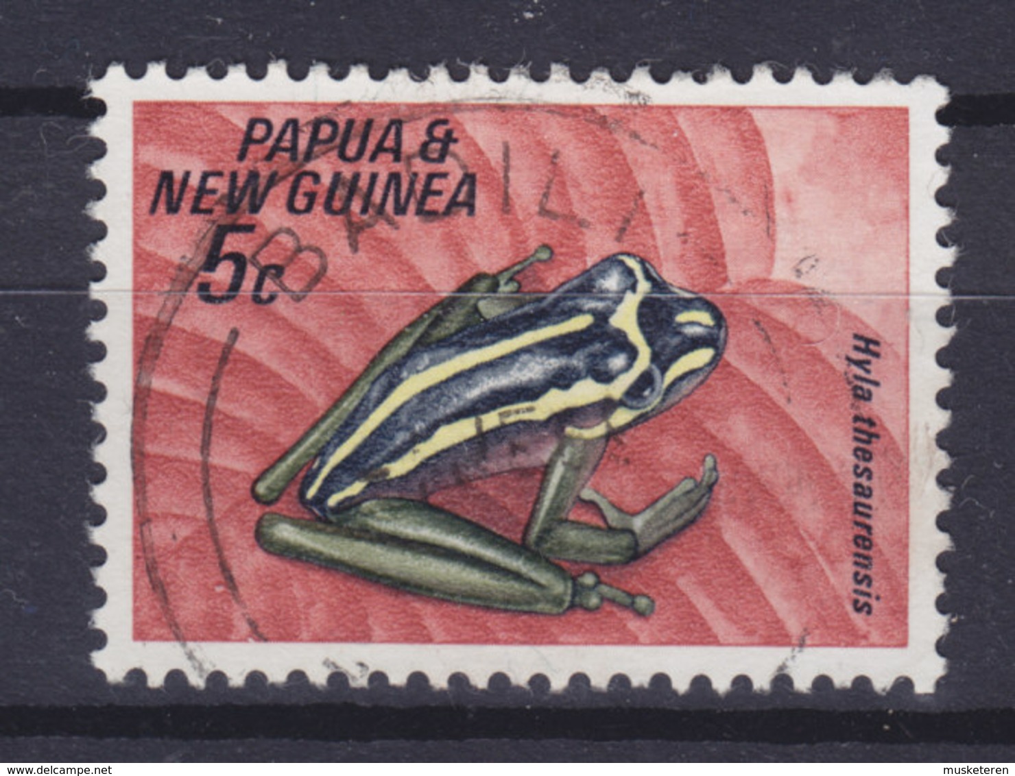 Papua New Guinea 1968 Mi. 131  5c. Frog Frösche - Papua-Neuguinea