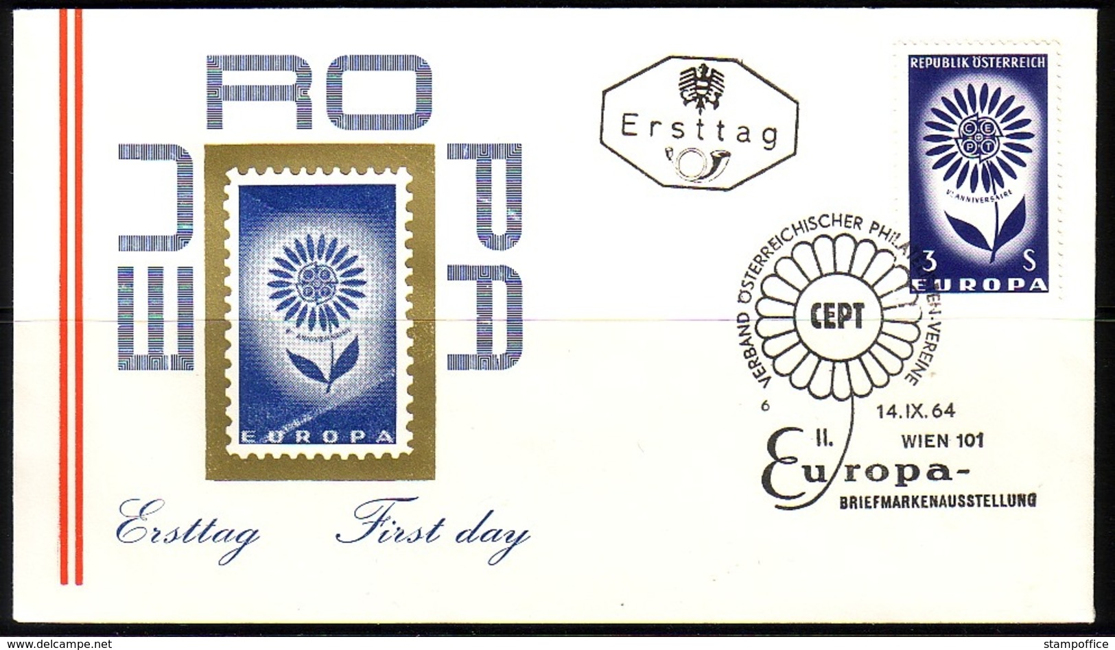 ÖSTERREICH MI-NR. 1173 FDC EUROPA CEPT 1964 - 1964