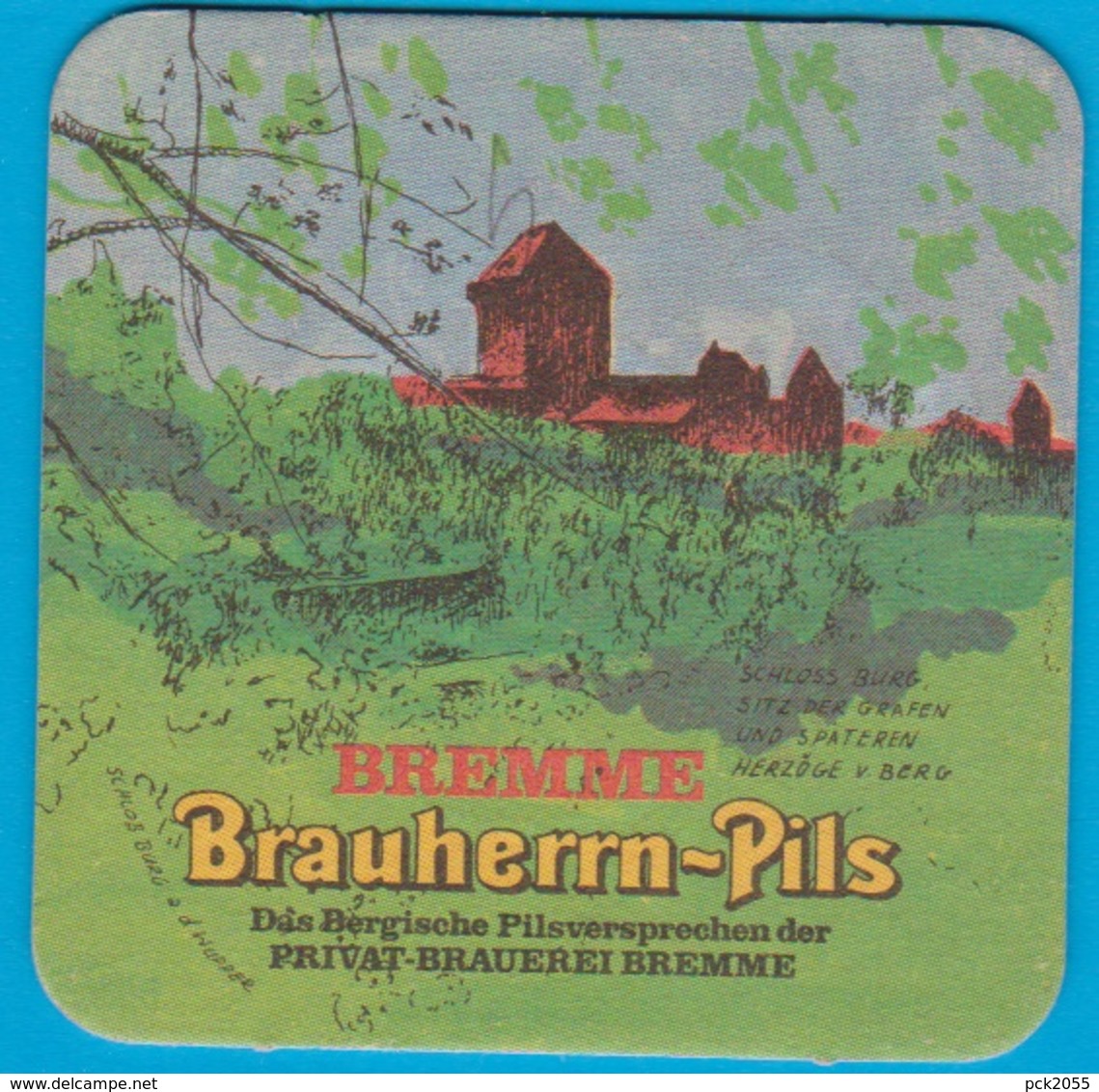 Privatbrauerei Carl Bremme Wuppertal ( Bd 2096 ) - Bierdeckel