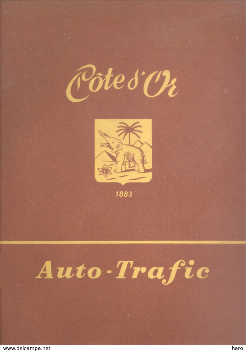 Jeu De L'oie Publicitaire - Chocolat " Côte D' Or " Auto - Trafic , Code De La Route, Bilingue - Jouet,... (gr) - Advertising