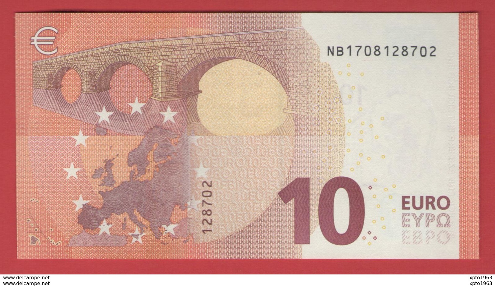 AUSTRIA 10 EURO &#x2605; N010 G1 &#x2605; NB1708128702 - UNC - FDS - NEUF - Draghi - 10 Euro