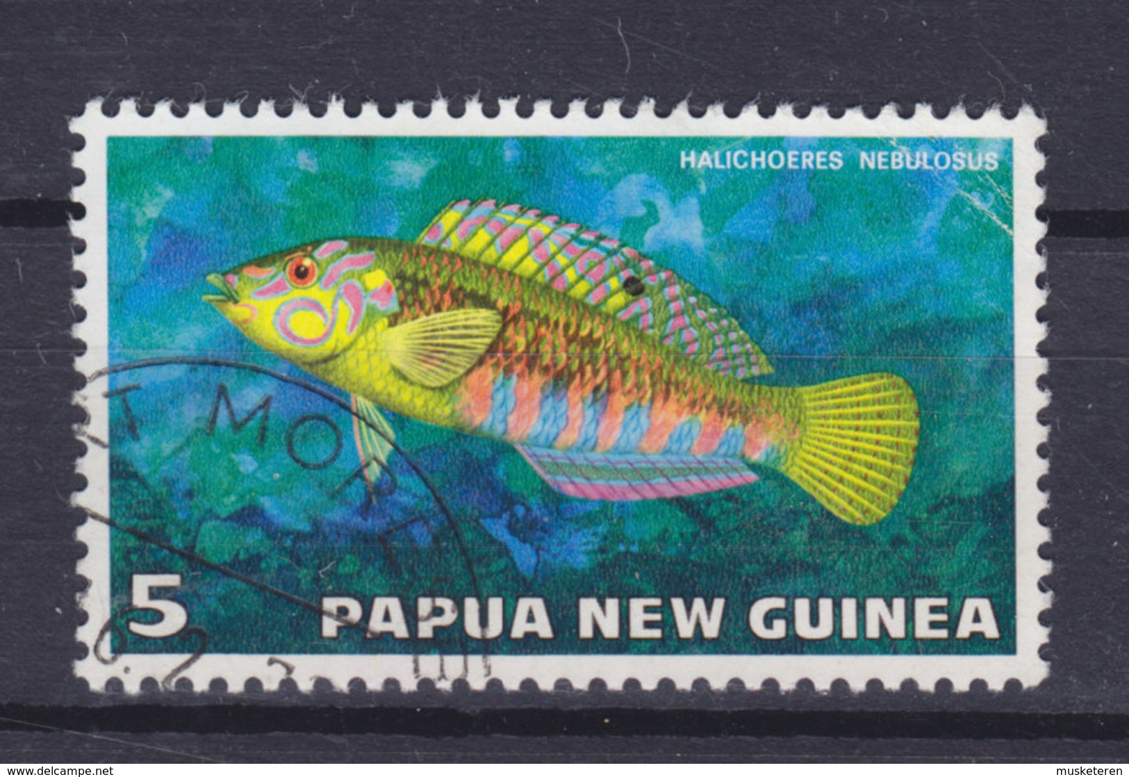 Papua New Guinea 1976 Mi. 315  5 T Tropical Fish Tropische Fische Nebeljunker - Papua-Neuguinea