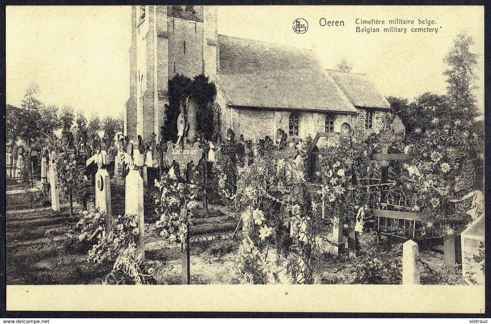 OEREN - Cimetière Militaire - Belgian Military Cemetery - Circulé Ss Enveloppe - Circulated U Cover - Gelaufen U. Umschl - Alveringem