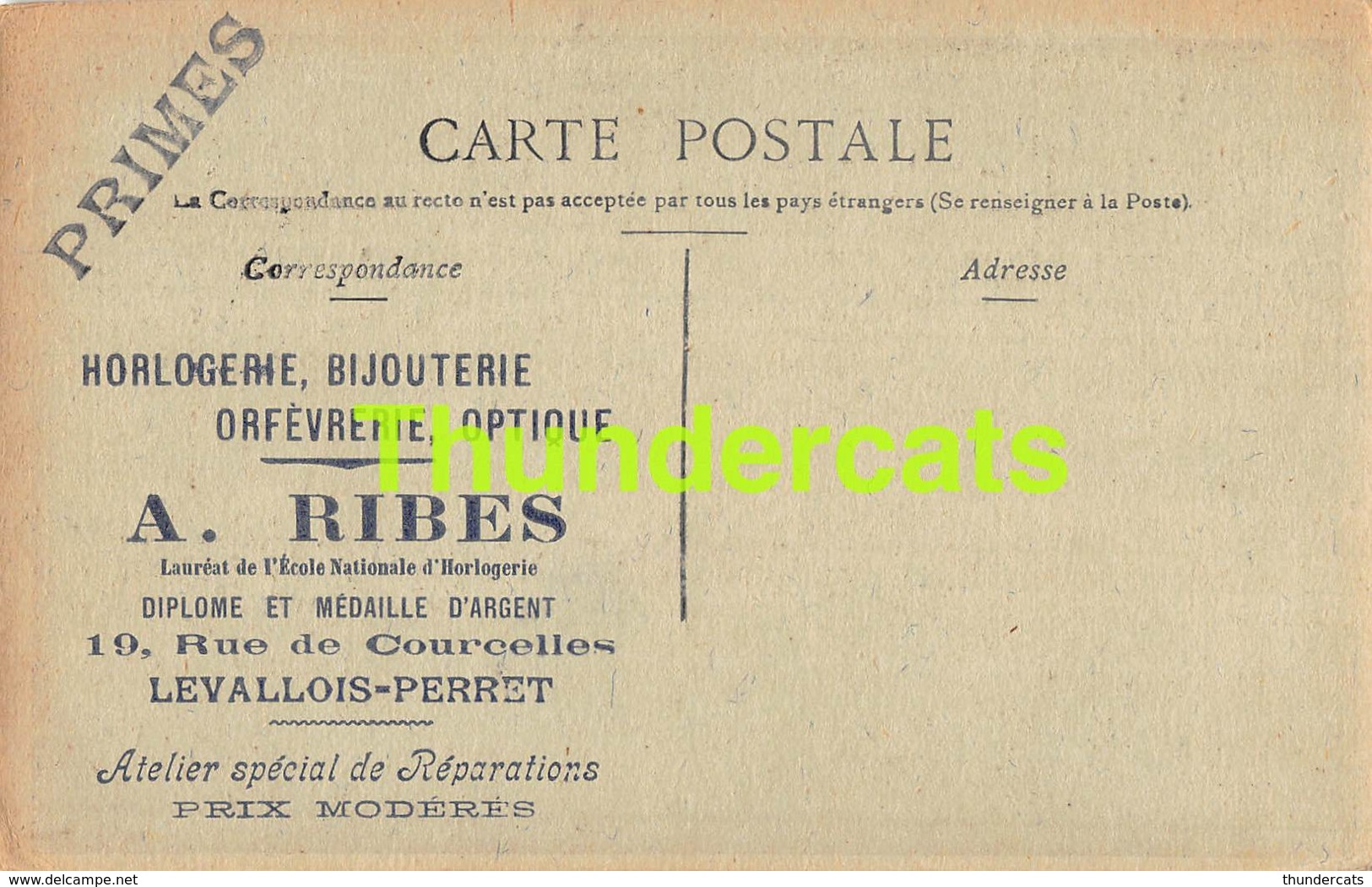 CPA ENFANT FILLE POUPEE CHILD GIRL DOLL PUB PUBLICITE RIBES LEVALLOIS PERRET - Portraits