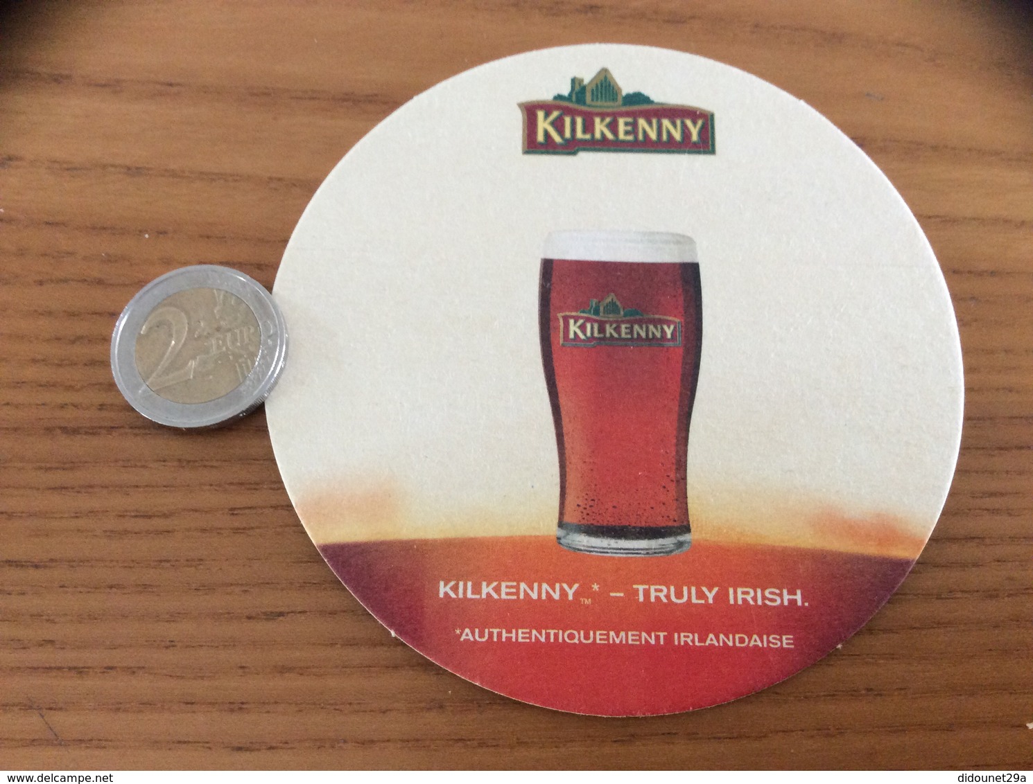Sous-bock * "KILKENNY TRULY IRISH"  Bière Irlande - Sous-bocks