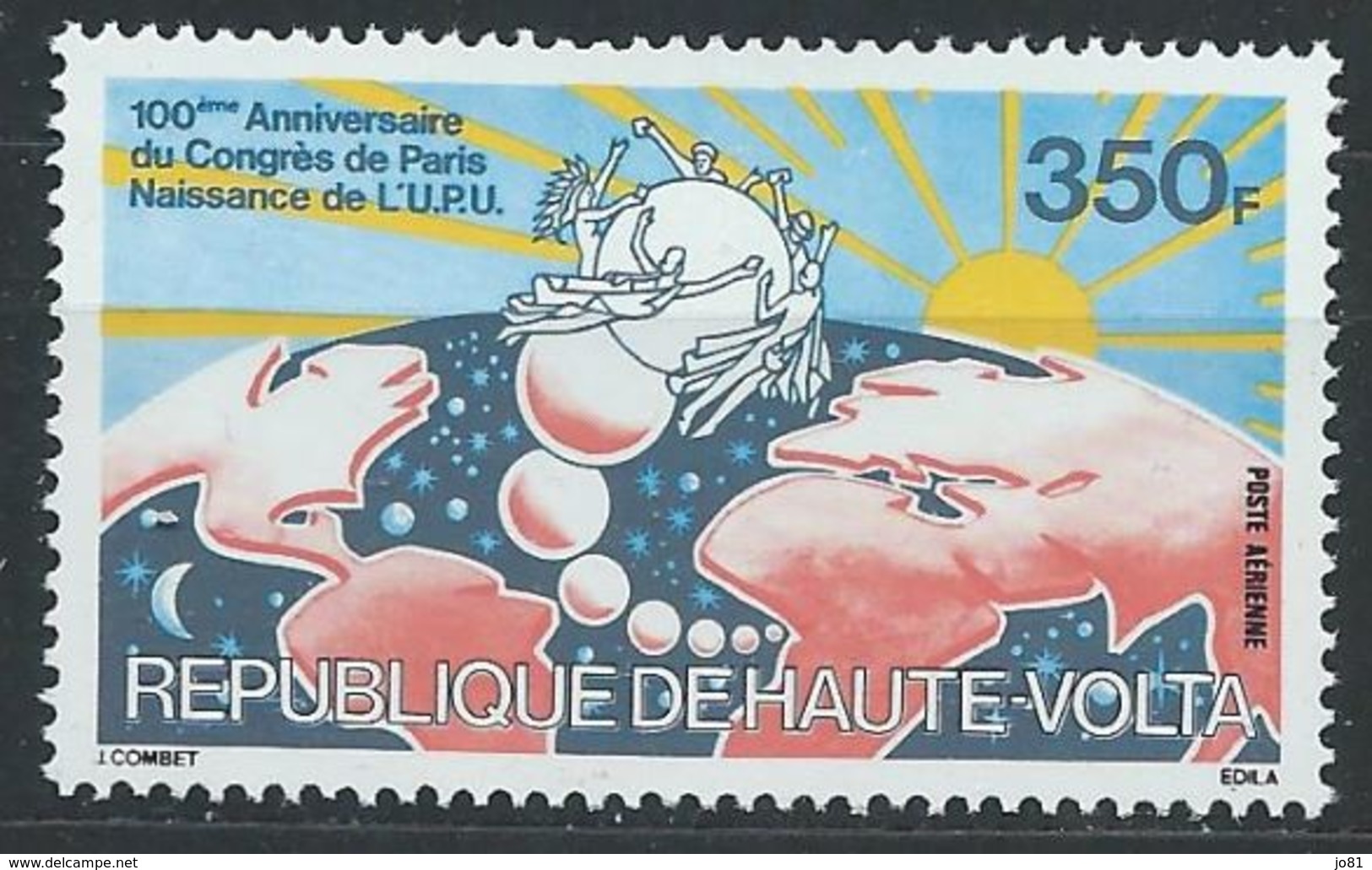 Haute-Volta YT PA 215 XX / MNH UPU - Haute-Volta (1958-1984)