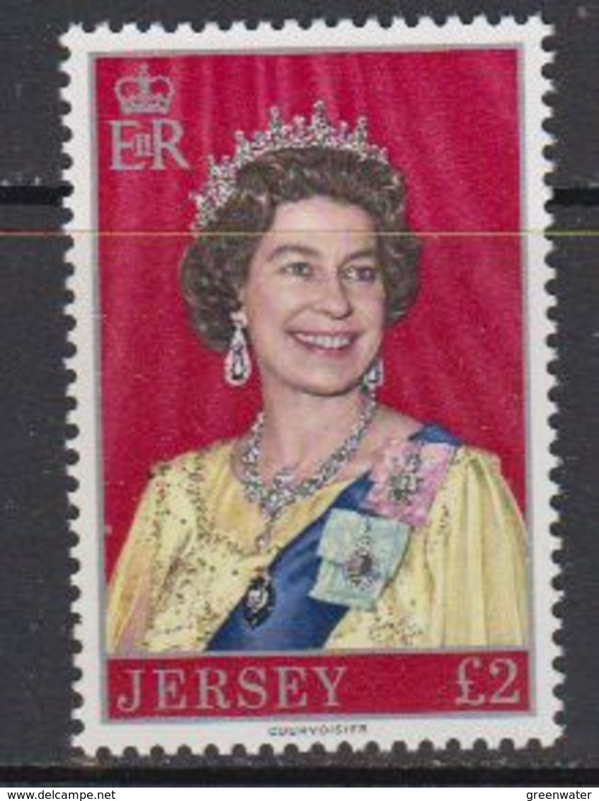 Jersey 1977 Queen Elizabeth 2 GBP 1v ** Mnh (41465) - Jersey