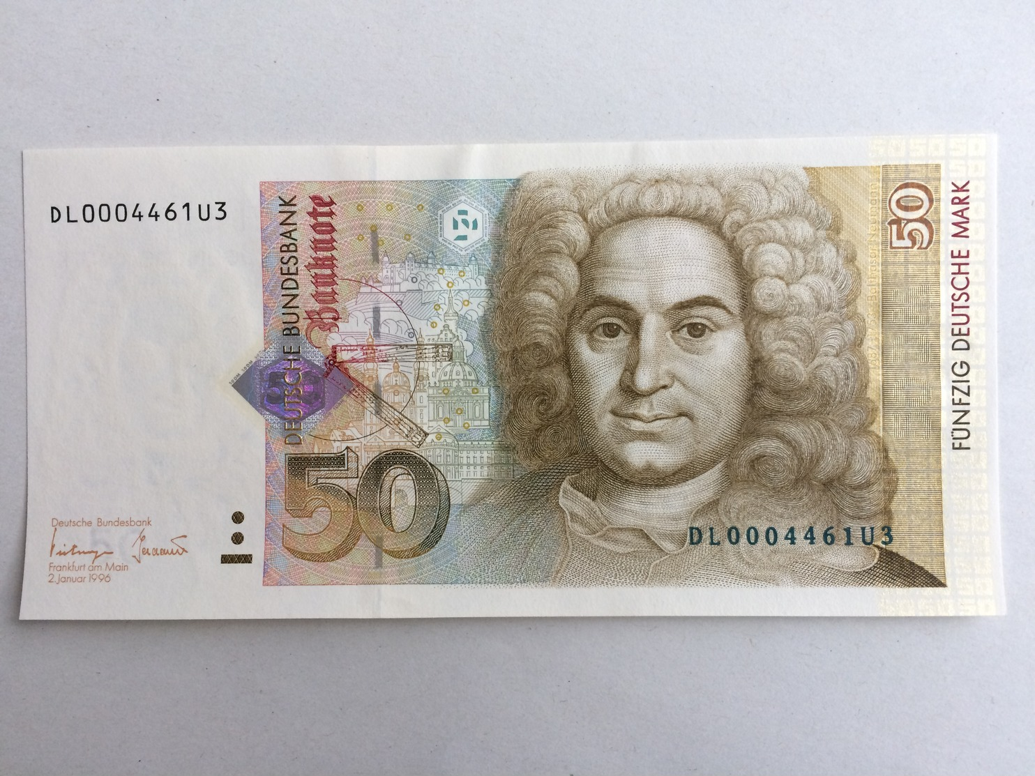 50 DM Deutsche Mark, Kassenfrische Erhaltung - 50 DM