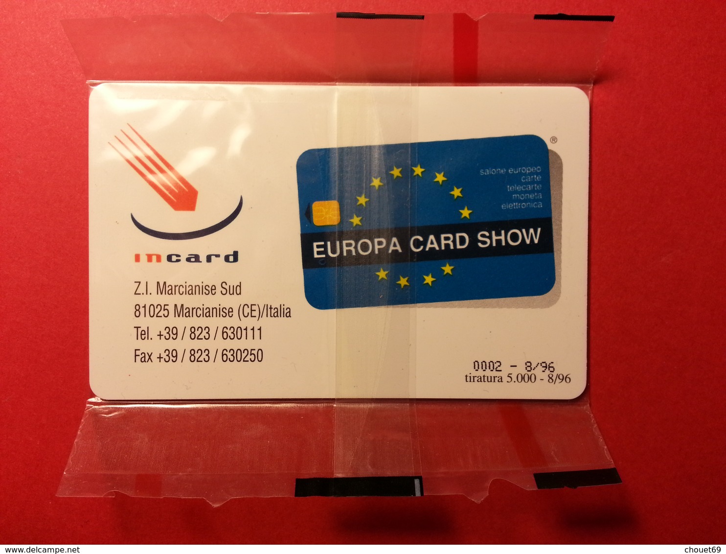 ITALIA - ST INCARD - Fugura N°0002 MINT 08/96 NSB NEUVE Test Demo (FA0718) - Tests & Diensten