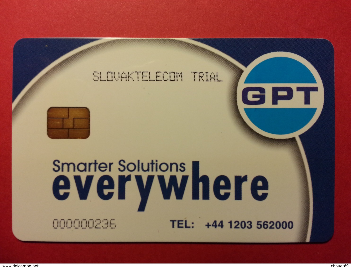 SLOVAQUIE GPT TEST Smart Everywhere SLOVAK TELECOM TRIAL N°000000236 (FA0718) - Slovaquie